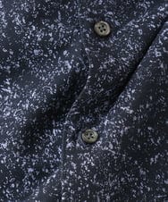 MKBHA58130 MK MICHEL KLEIN HOMME(MKミッシェルクランオム) 【色・サイズ残りわずか】カノコプリント七分袖シャツ ネイビー