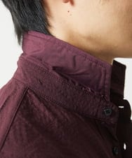 MKBHC19090 MK MICHEL KLEIN HOMME(MKミッシェルクランオム) 【色・サイズ残りわずか】ブロックサッカー七分袖シャツ パープル