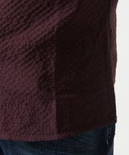 MKBHC19090 MK MICHEL KLEIN HOMME(MKミッシェルクランオム) 【色・サイズ残りわずか】ブロックサッカー七分袖シャツ パープル