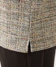 MKBJX06130 MK MICHEL KLEIN HOMME(MKミッシェルクランオム) 【残りわずか／秋シャツ／ゆったりサイズ】長袖シャツ/ツィードジャージ ダークグレー