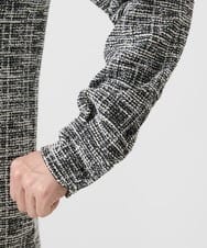 MKBJX06130 MK MICHEL KLEIN HOMME(MKミッシェルクランオム) 【残りわずか／秋シャツ／ゆったりサイズ】長袖シャツ/ツィードジャージ ダークグレー
