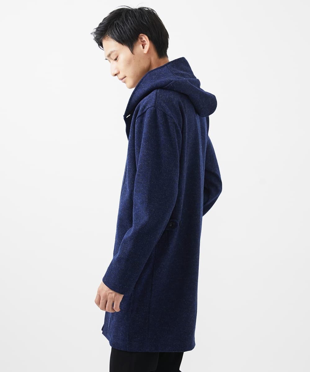 MKCCC32150 MK MICHEL KLEIN HOMME(MKミッシェルクランオム) 【残りわずか！/在庫限り/男女兼用】フードコーディガン / ブラッシュドメルトンジャージ グレー