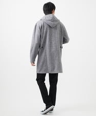 MKCCC32150 MK MICHEL KLEIN HOMME(MKミッシェルクランオム) 【残りわずか！/在庫限り/男女兼用】フードコーディガン / ブラッシュドメルトンジャージ グレー
