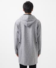 MKCCC32150 MK MICHEL KLEIN HOMME(MKミッシェルクランオム) 【残りわずか！/在庫限り/男女兼用】フードコーディガン / ブラッシュドメルトンジャージ グレー