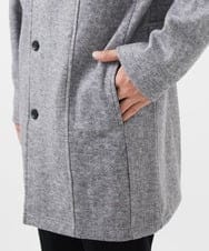 MKCCC32150 MK MICHEL KLEIN HOMME(MKミッシェルクランオム) 【残りわずか！/在庫限り/男女兼用】フードコーディガン / ブラッシュドメルトンジャージ グレー