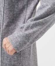 MKCCC32150 MK MICHEL KLEIN HOMME(MKミッシェルクランオム) 【残りわずか！/在庫限り/男女兼用】フードコーディガン / ブラッシュドメルトンジャージ グレー