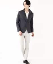 MKCDP56180 MK MICHEL KLEIN HOMME(MKミッシェルクランオム) コンバーチブルジャケット ネイビー