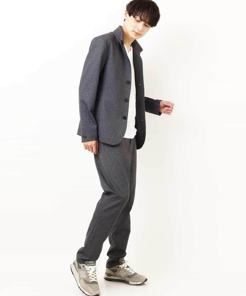MKCDP56180 MK MICHEL KLEIN HOMME(MKミッシェルクランオム) コンバーチブルジャケット ダークグレー