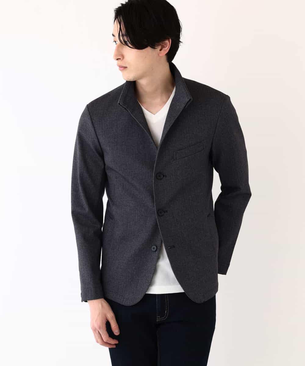 MKCDP56180 MK MICHEL KLEIN HOMME(MKミッシェルクランオム) コンバーチブルジャケット ダークグレー