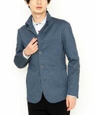 MKCDS56220 MK MICHEL KLEIN HOMME(MKミッシェルクランオム) 【Ｓサイズのみラスト２！】TECコンバーチブルジャケット ブルー(55)