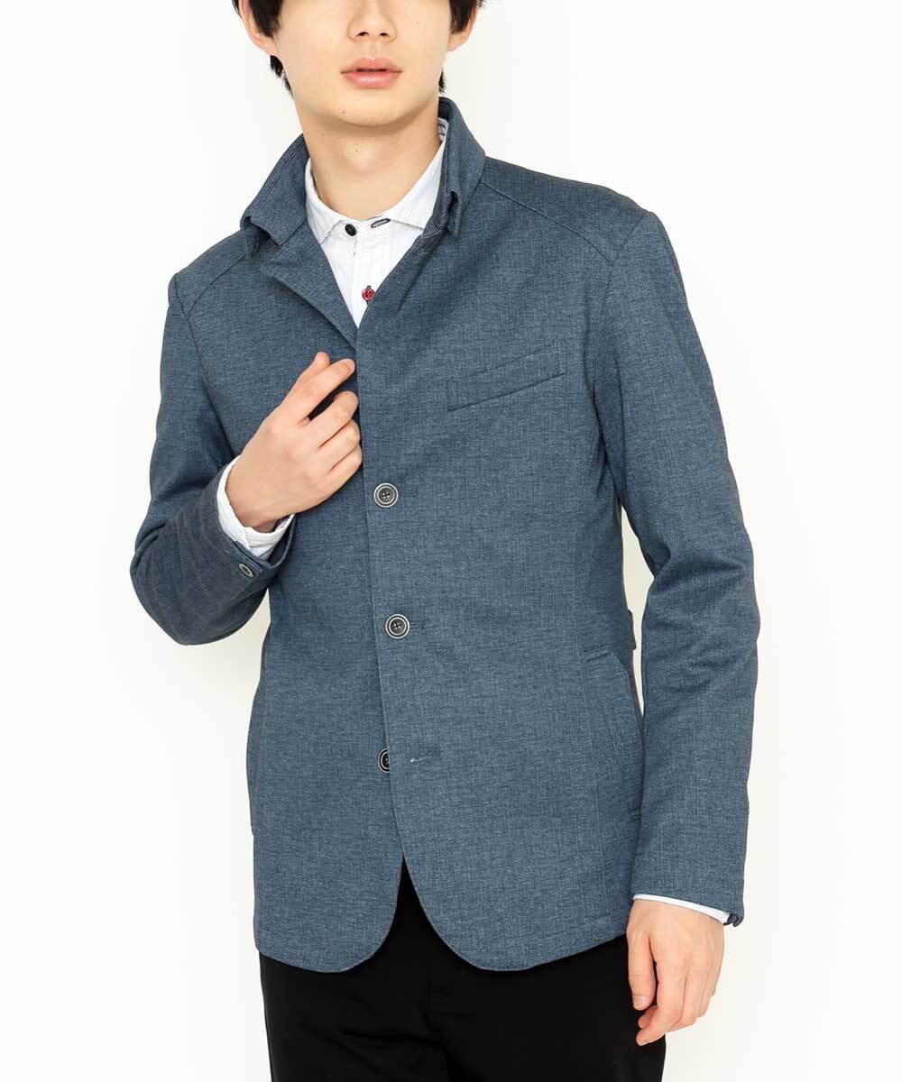MKCDS56220 MK MICHEL KLEIN HOMME(MKミッシェルクランオム) 【Ｓサイズのみラスト２！】TECコンバーチブルジャケット ブルー(55)