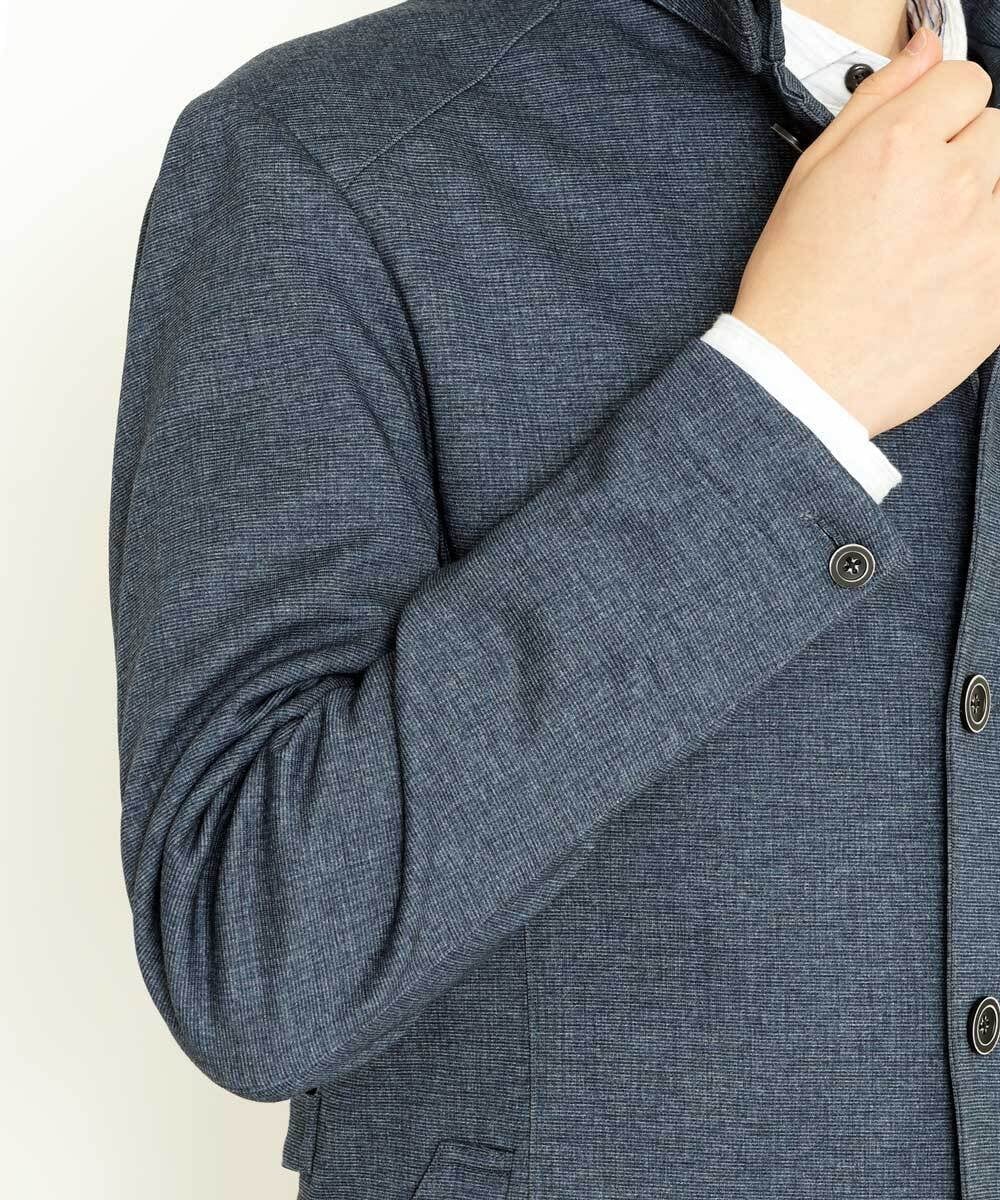 MKCDS56220 MK MICHEL KLEIN HOMME(MKミッシェルクランオム) 【Ｓサイズのみラスト２！】TECコンバーチブルジャケット ブルー(55)