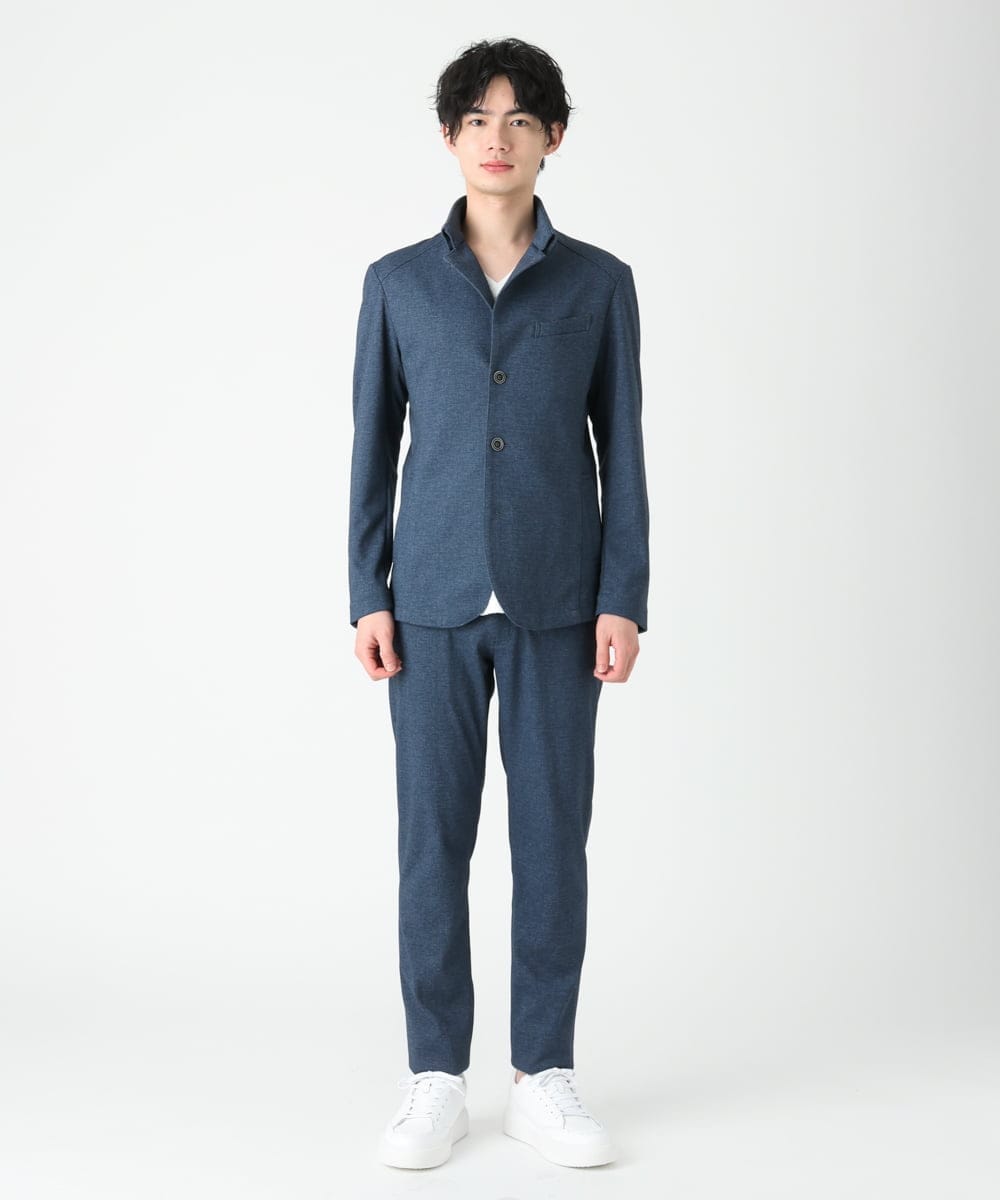 MKCDS56220 MK MICHEL KLEIN HOMME(MKミッシェルクランオム) 【Ｓサイズのみラスト２！】TECコンバーチブルジャケット ブルー(55)