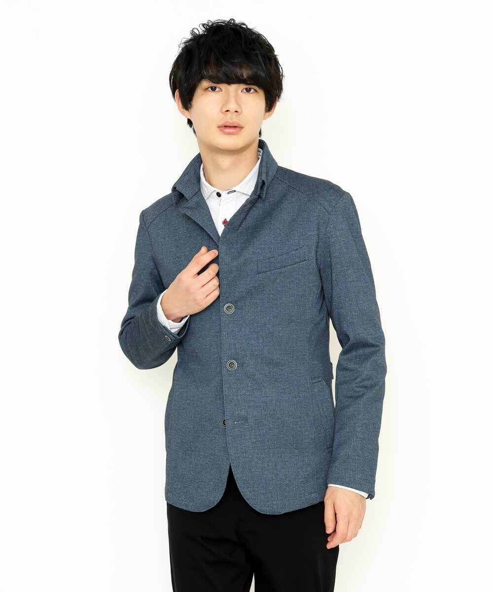 MKCDS56220 MK MICHEL KLEIN HOMME(MKミッシェルクランオム) 【Ｓサイズのみラスト２！】TECコンバーチブルジャケット ブルー(55)