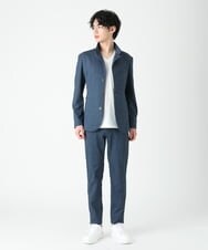 MKCDS56220 MK MICHEL KLEIN HOMME(MKミッシェルクランオム) 【Ｓサイズのみラスト２！】TECコンバーチブルジャケット ブルー(55)