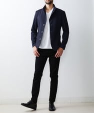 MKCDS56220 MK MICHEL KLEIN HOMME(MKミッシェルクランオム) 【Ｓサイズのみラスト２！】TECコンバーチブルジャケット ネイビー(57)