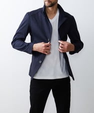 MKCDS56220 MK MICHEL KLEIN HOMME(MKミッシェルクランオム) 【Ｓサイズのみラスト２！】TECコンバーチブルジャケット ネイビー(57)