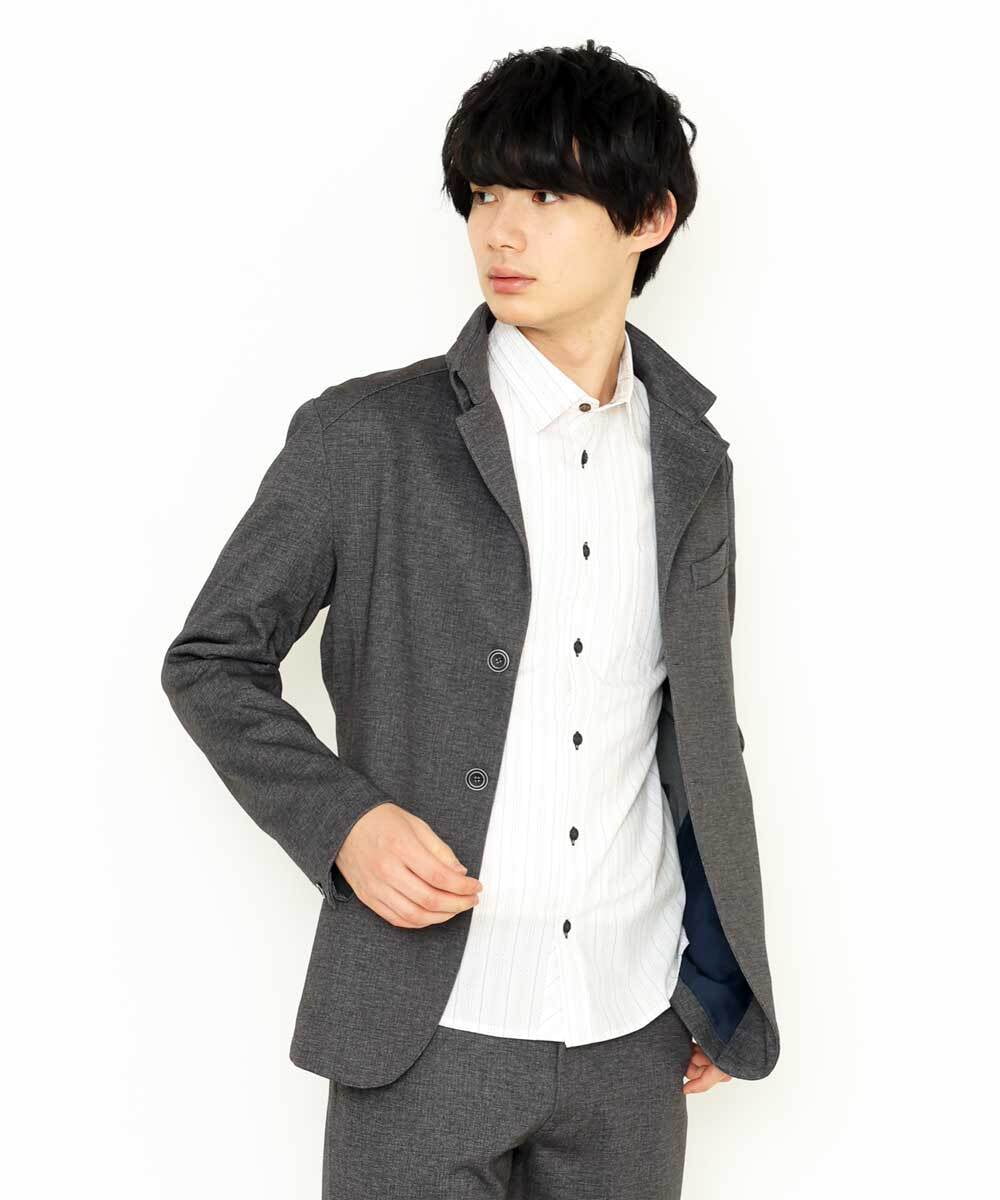 MKCDS56220 MK MICHEL KLEIN HOMME(MKミッシェルクランオム) 【Ｓサイズのみラスト２！】TECコンバーチブルジャケット グレー(92)