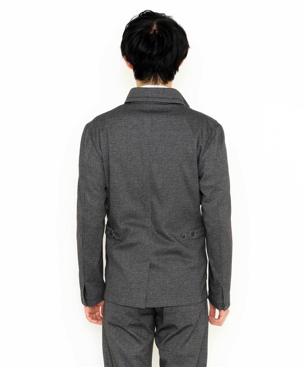 MKCDS56220 MK MICHEL KLEIN HOMME(MKミッシェルクランオム) 【Ｓサイズのみラスト２！】TECコンバーチブルジャケット グレー(92)