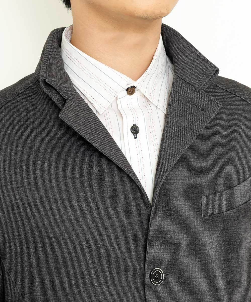 MKCDS56220 MK MICHEL KLEIN HOMME(MKミッシェルクランオム) 【Ｓサイズのみラスト２！】TECコンバーチブルジャケット グレー(92)