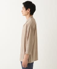 MKCGC03080 MK MICHEL KLEIN HOMME(MKミッシェルクランオム) 【在庫限り！/洗える/７分袖】 シフォンヨウリュウカーディガン アイボリー