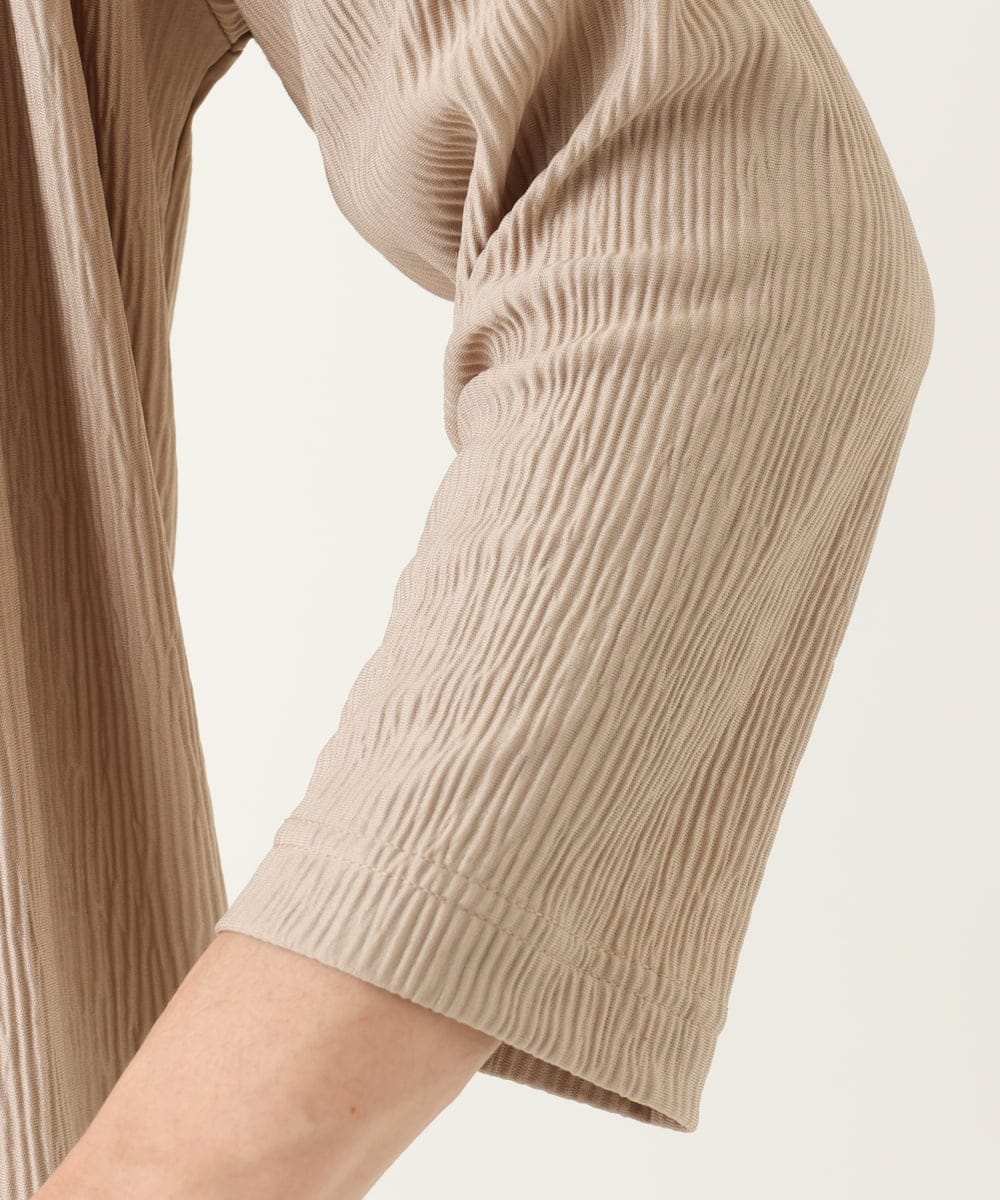 MKCGC03080 MK MICHEL KLEIN HOMME(MKミッシェルクランオム) 【在庫限り！/洗える/７分袖】 シフォンヨウリュウカーディガン アイボリー