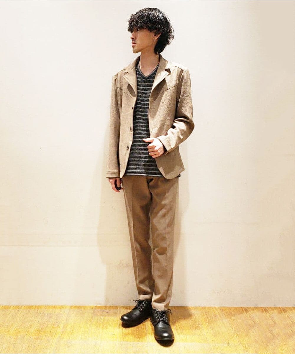 MKCGS60220 MK MICHEL KLEIN HOMME(MKミッシェルクランオム) ドライストレッチジャケット ベージュ(83)