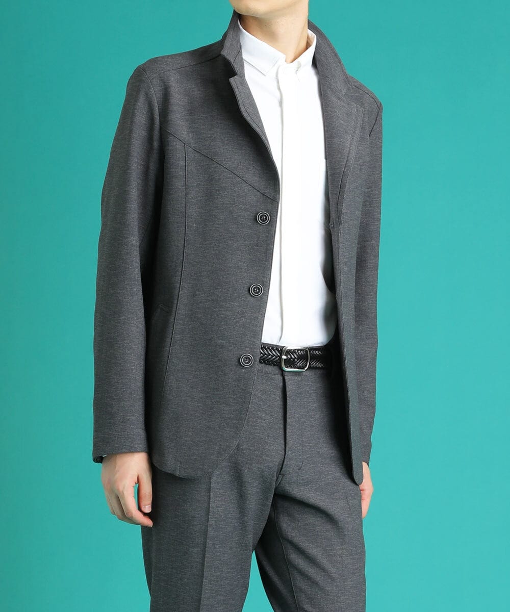MKCGS60220 MK MICHEL KLEIN HOMME(MKミッシェルクランオム) ドライストレッチジャケット ダークグレー(93)