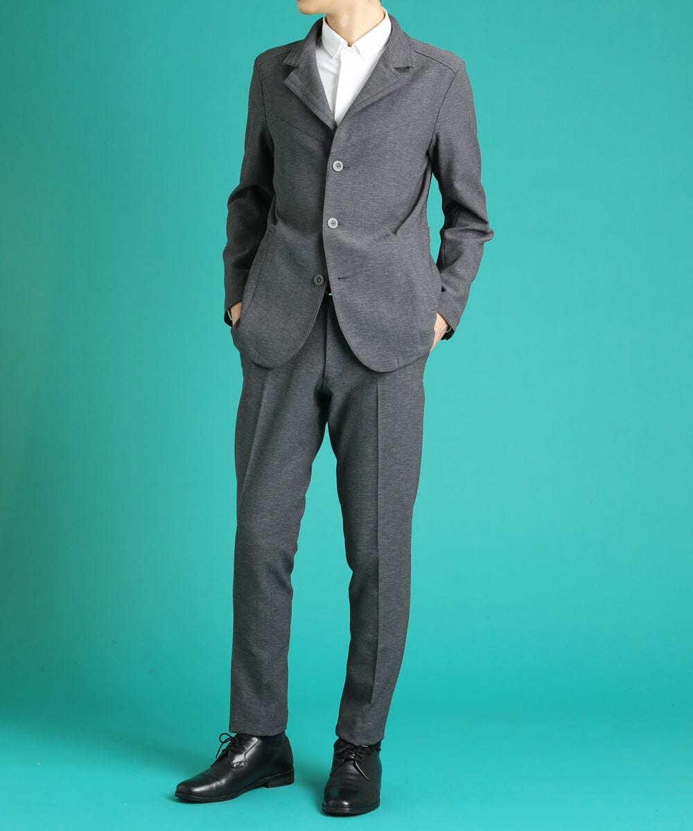 MKCGS60220 MK MICHEL KLEIN HOMME(MKミッシェルクランオム) ドライストレッチジャケット ダークグレー(93)