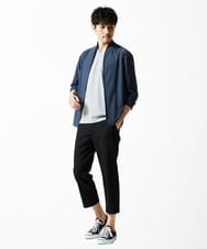 MKCJC31090 MK MICHEL KLEIN HOMME(MKミッシェルクランオム) 【長袖/軽羽織り】スイングメッシュカーディガン ネイビー