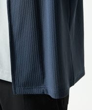 MKCJC31090 MK MICHEL KLEIN HOMME(MKミッシェルクランオム) 【長袖/軽羽織り】スイングメッシュカーディガン ネイビー