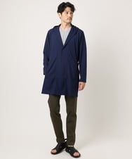 MKCJC32130 MK MICHEL KLEIN HOMME(MKミッシェルクランオム) 【接触冷感】スイングメッシュカーディガン ネイビー