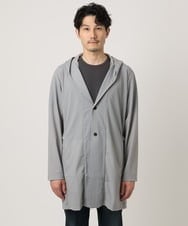 MKCJC32130 MK MICHEL KLEIN HOMME(MKミッシェルクランオム) 【接触冷感】スイングメッシュカーディガン ライトグレー