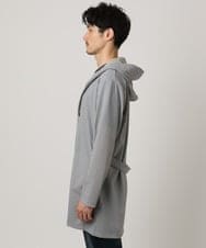MKCJC32130 MK MICHEL KLEIN HOMME(MKミッシェルクランオム) 【接触冷感】スイングメッシュカーディガン ライトグレー