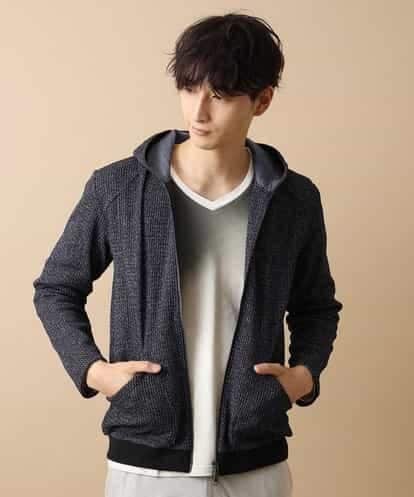 MKCJL06100 MK MICHEL KLEIN HOMME パーカー／メッシュメランジラッセル