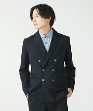 MKCJS78240 MK MICHEL KLEIN HOMME(MKミッシェルクランオム) 【色・サイズ残りわずか】ダブルデザインジャケット  ブラック(94)