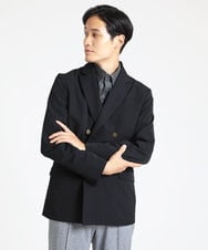 MKCJS78240 MK MICHEL KLEIN HOMME(MKミッシェルクランオム) 【色・サイズ残りわずか】ダブルデザインジャケット  ブラック(94)