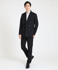 MKCJS78240 MK MICHEL KLEIN HOMME(MKミッシェルクランオム) 【色・サイズ残りわずか】ダブルデザインジャケット  ブラック(94)