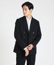 MKCJS78240 MK MICHEL KLEIN HOMME(MKミッシェルクランオム) 【色・サイズ残りわずか】ダブルデザインジャケット  ブラック(94)
