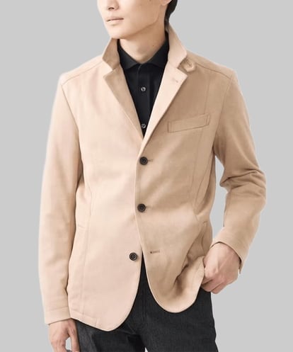 MKDAA62240 MK MICHEL KLEIN HOMME 【残りわずか/秋春兼用】スエードコンバーチブルジャケット