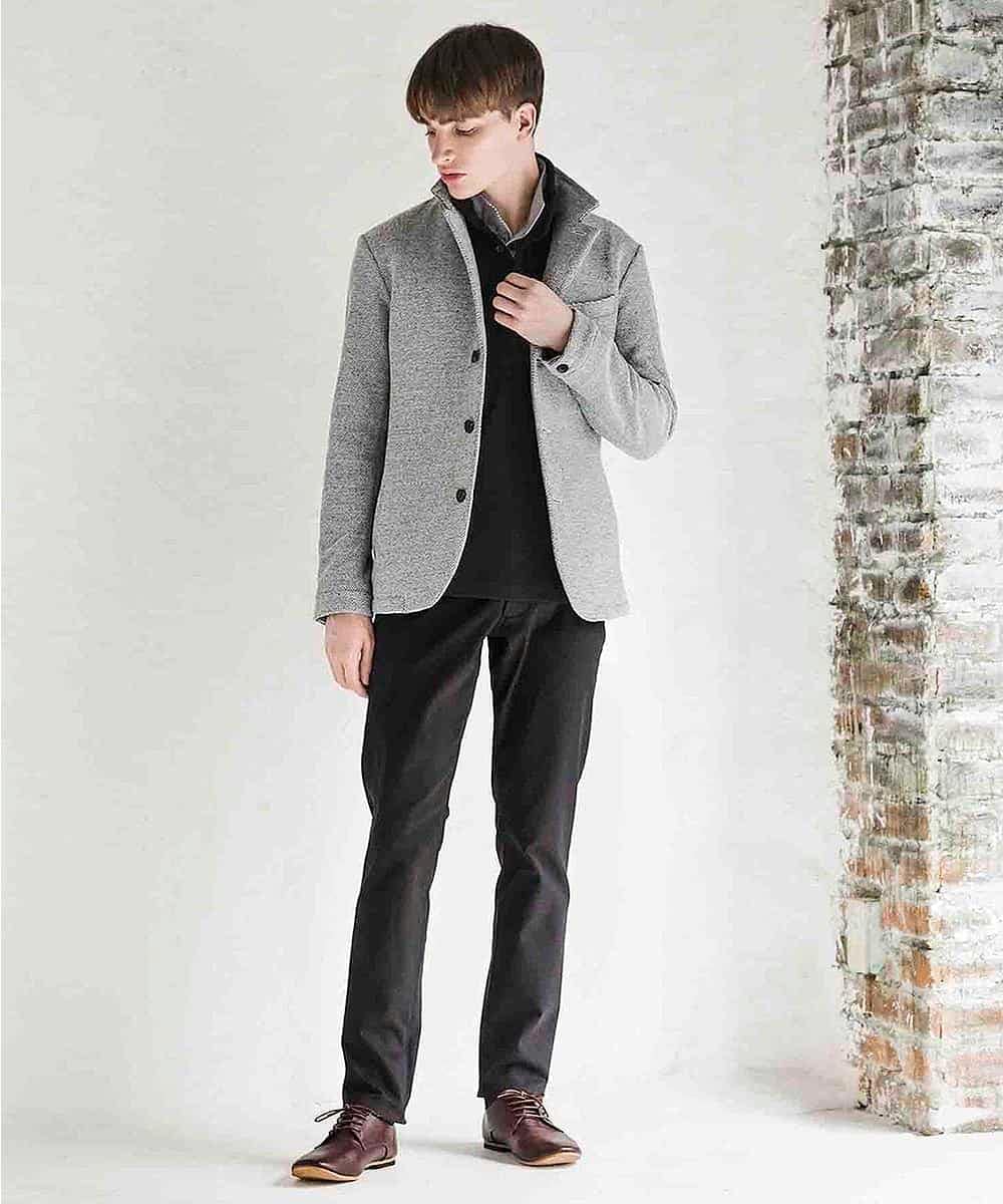 MKDAM55170 MK MICHEL KLEIN HOMME(MKミッシェルクランオム) ジャケット／ハチスバックキモウ グレー