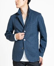 MKDDV56230 MK MICHEL KLEIN HOMME(MKミッシェルクランオム) 【LLのみ/残りわずか/ストレッチ】コンバーチブルジャケット / TEC EASY  ブルー(55)