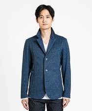 MKDDV56230 MK MICHEL KLEIN HOMME(MKミッシェルクランオム) 【LLのみ/残りわずか/ストレッチ】コンバーチブルジャケット / TEC EASY  ブルー(55)