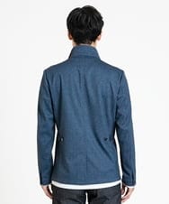 MKDDV56230 MK MICHEL KLEIN HOMME(MKミッシェルクランオム) 【LLのみ/残りわずか/ストレッチ】コンバーチブルジャケット / TEC EASY  ブルー(55)