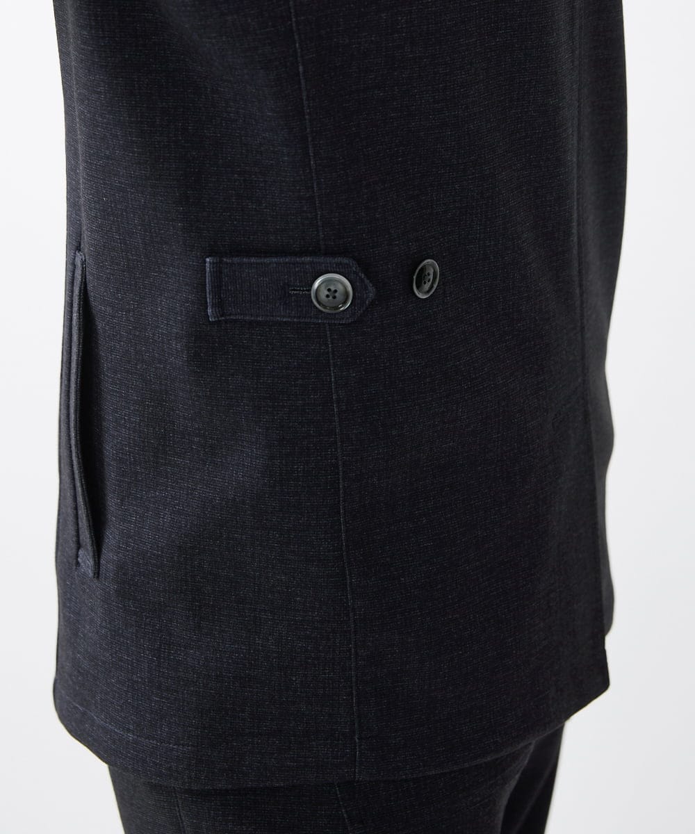 MKDDV56230 MK MICHEL KLEIN HOMME(MKミッシェルクランオム) 【LLのみ/残りわずか/ストレッチ】コンバーチブルジャケット / TEC EASY  ネイビー(57)
