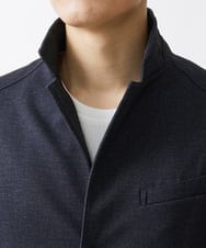 MKDDV56230 MK MICHEL KLEIN HOMME(MKミッシェルクランオム) 【LLのみ/残りわずか/ストレッチ】コンバーチブルジャケット / TEC EASY  ネイビー(57)