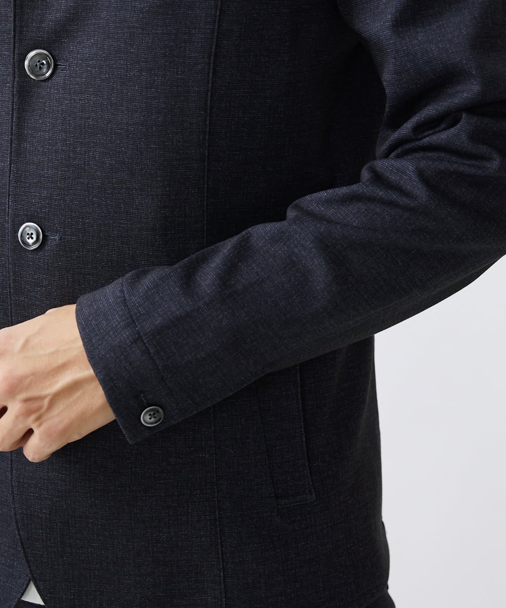 MKDDV56230 MK MICHEL KLEIN HOMME(MKミッシェルクランオム) 【LLのみ/残りわずか/ストレッチ】コンバーチブルジャケット / TEC EASY  ネイビー(57)