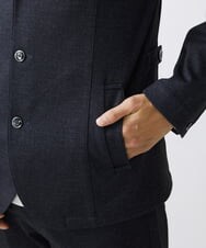MKDDV56230 MK MICHEL KLEIN HOMME(MKミッシェルクランオム) 【LLのみ/残りわずか/ストレッチ】コンバーチブルジャケット / TEC EASY  ネイビー(57)