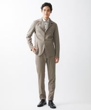 MKDDV56230 MK MICHEL KLEIN HOMME(MKミッシェルクランオム) 【LLのみ/残りわずか/ストレッチ】コンバーチブルジャケット / TEC EASY  ベージュ(83)