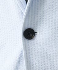 MKDGC32130 MK MICHEL KLEIN HOMME(MKミッシェルクランオム) 【洗える・７分袖】サッカージャージ ジャーディガン  ライトブルー